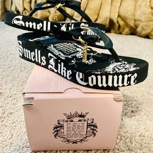 Juicy Couture, Carmen wedge sandals size 6